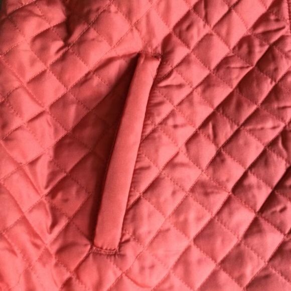 ACTIVE Studio Coral Quilted Zip Front Vest S - Picture 6 of 9